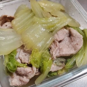 麺つゆで超簡単！「豚バラ肉と白菜のくたくた煮」